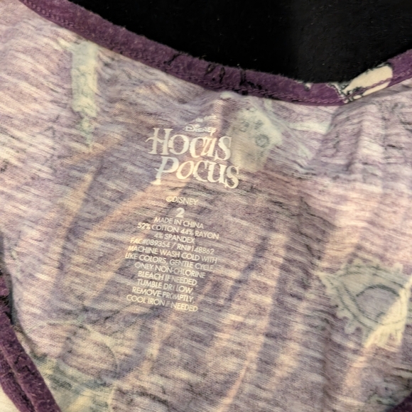 Hocus Pocus Purple Top Size 2 Torrid - Picture 2 of 3